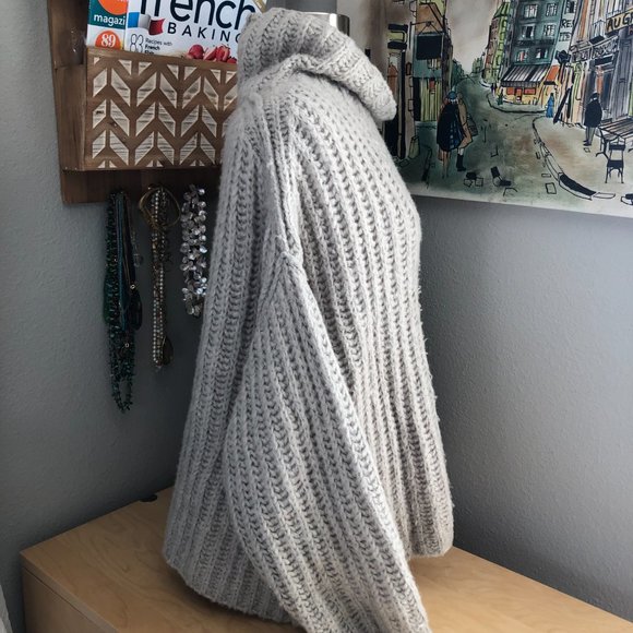 FREE PEOPLE Wool Blend Cowl Neck Sweater - Picture 7 of 9